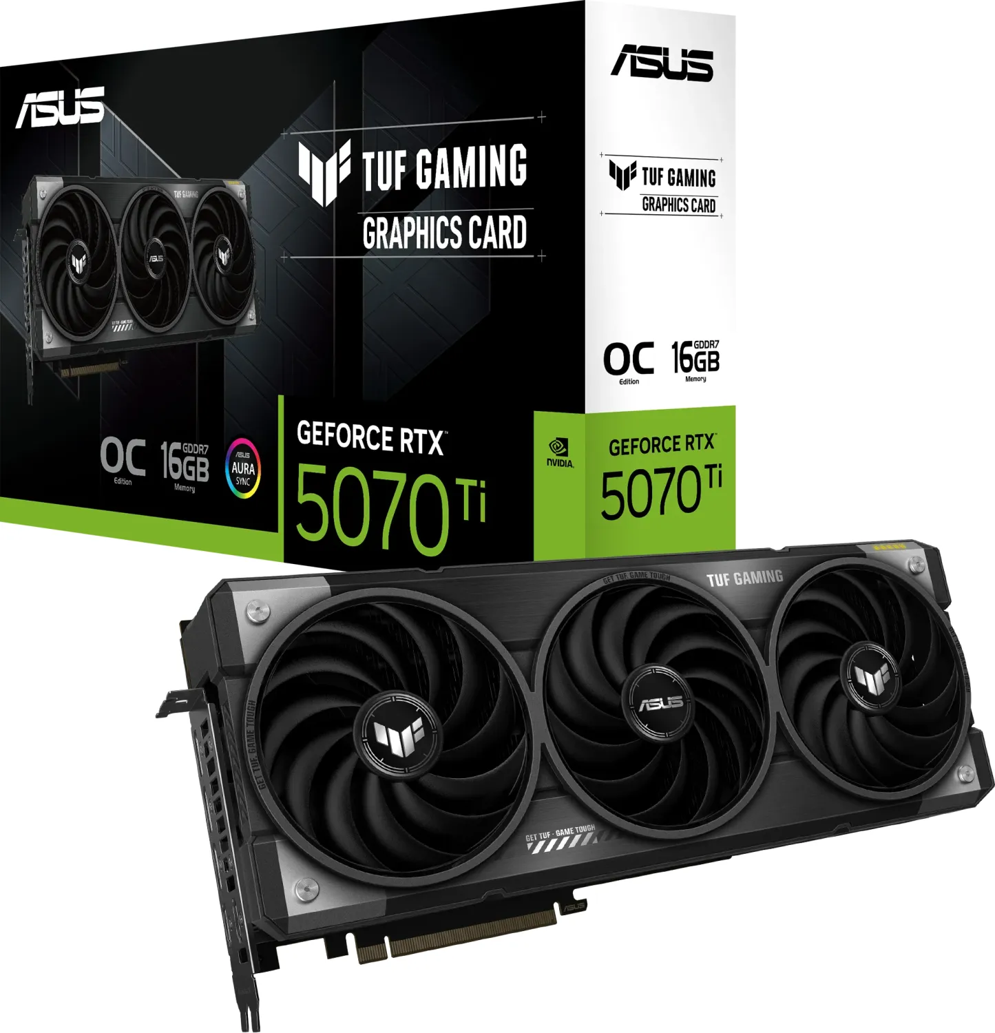 Grafička kartica ASUS TUF Gaming TUF-RTX5070TI-O16G-GAMING NVIDIA GeForce RTX 5070 Ti 16 GB GDDR7-0