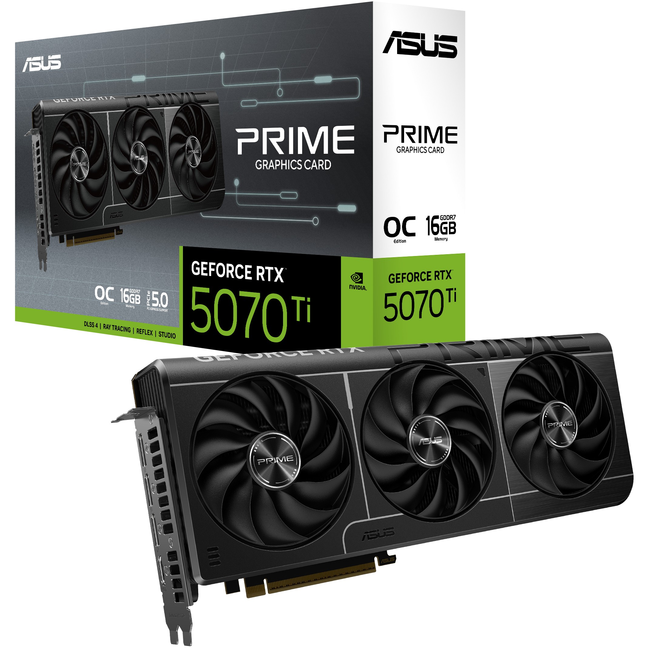 Grafička kartica ASUS PRIME-RTX5070TI-O16G (NVIDIA GeForce RTX 5070 Ti, 16 GB GDDR7, PCIe 5.0 x16, 3x DisplayPort, 1x HDMI)-10
