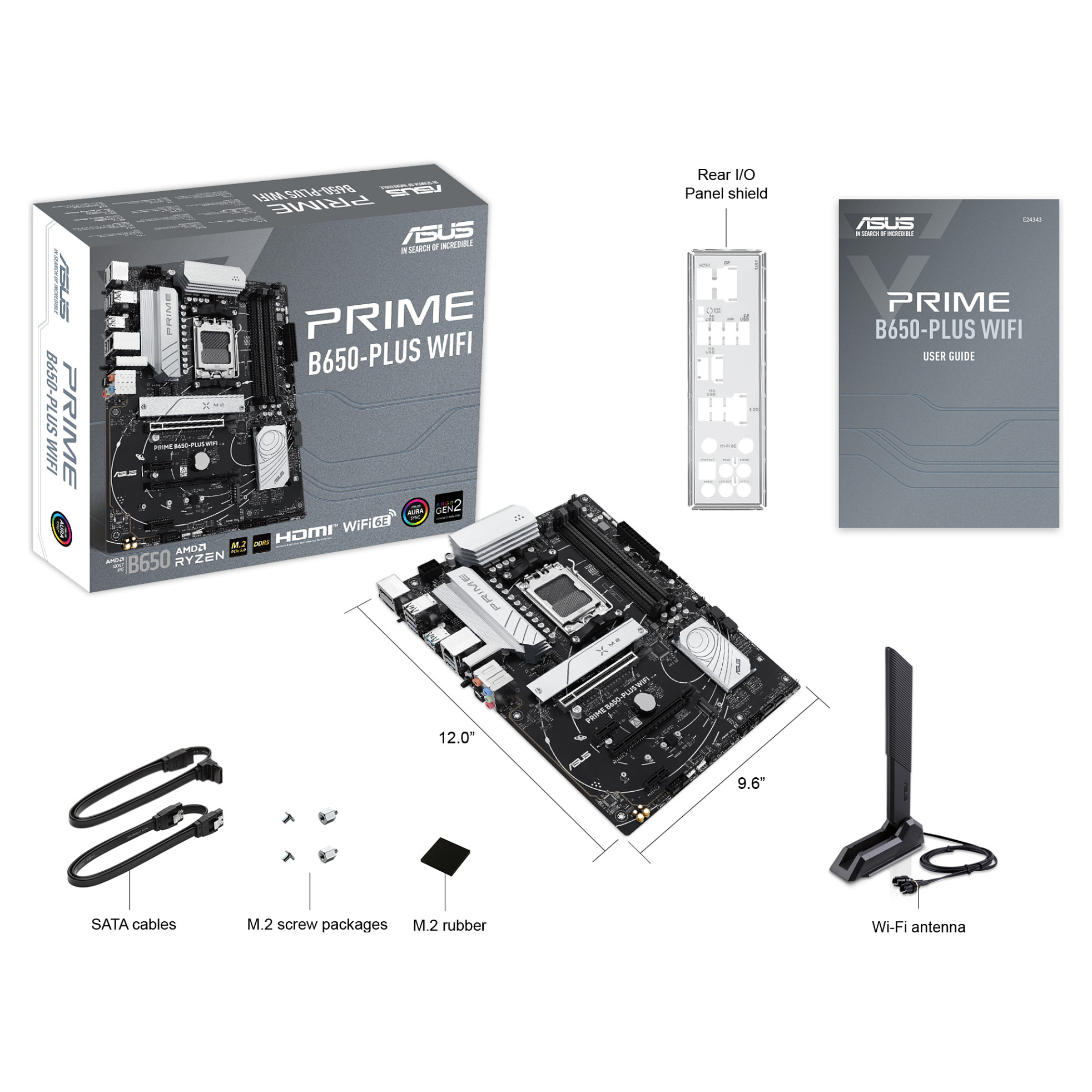 Matična ploča ASUS PRIME B650-PLUS WIFI (AMD B650, Socket AM5, ATX)-8
