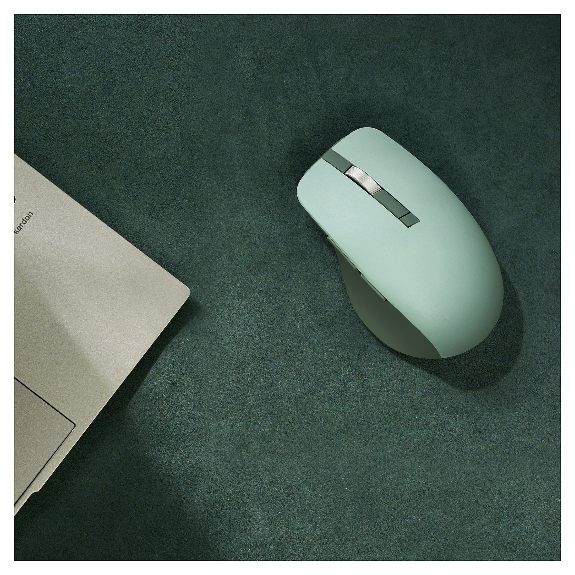 Bežični miš ASUS Marshmallow Mouse MD200 Quiet Green (Bluetooth & 2.4GHz, 4000 DPI, tihe tipke)-2