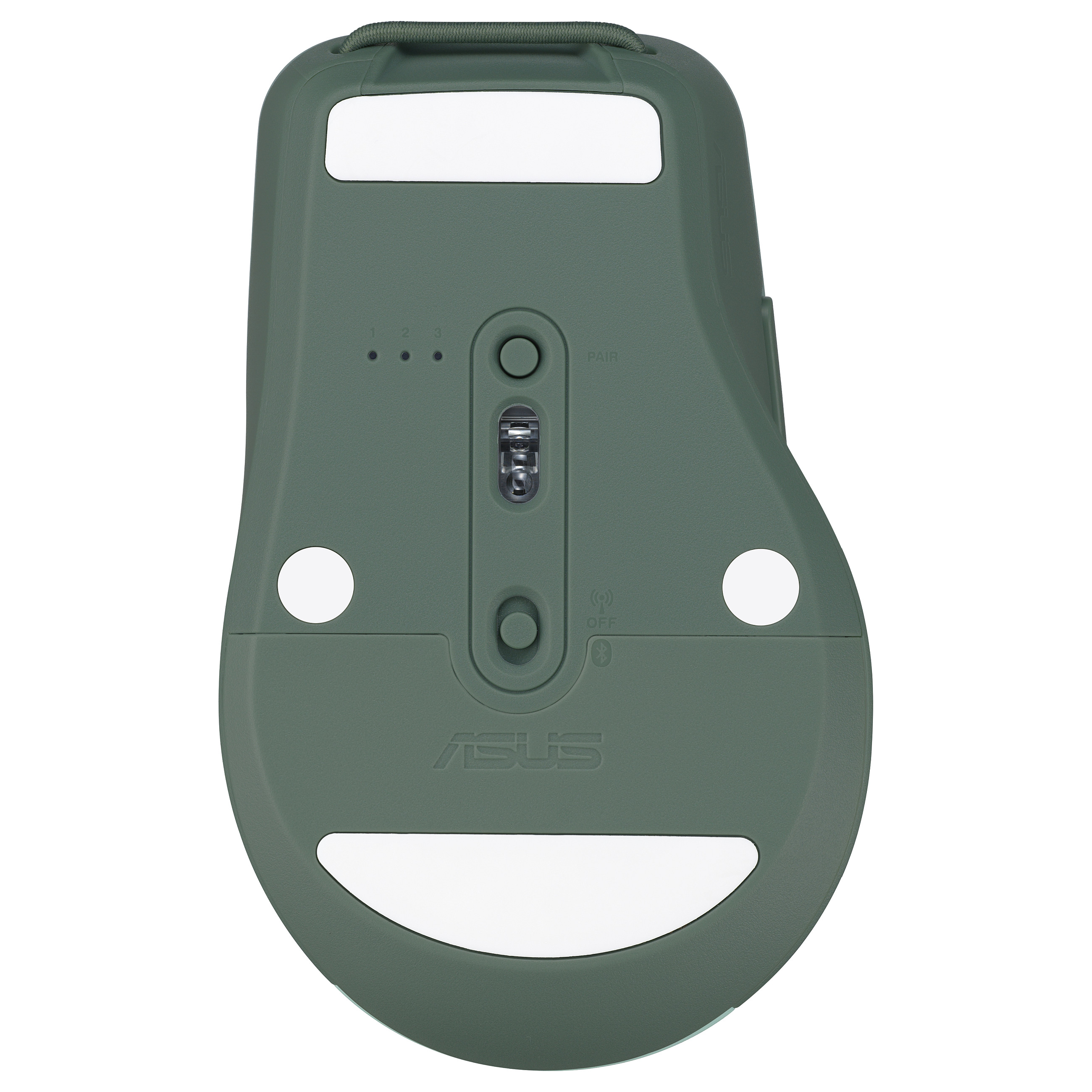 Bežični miš ASUS Marshmallow Mouse MD200 Quiet Green (Bluetooth & 2.4GHz, 4000 DPI, tihe tipke)-10