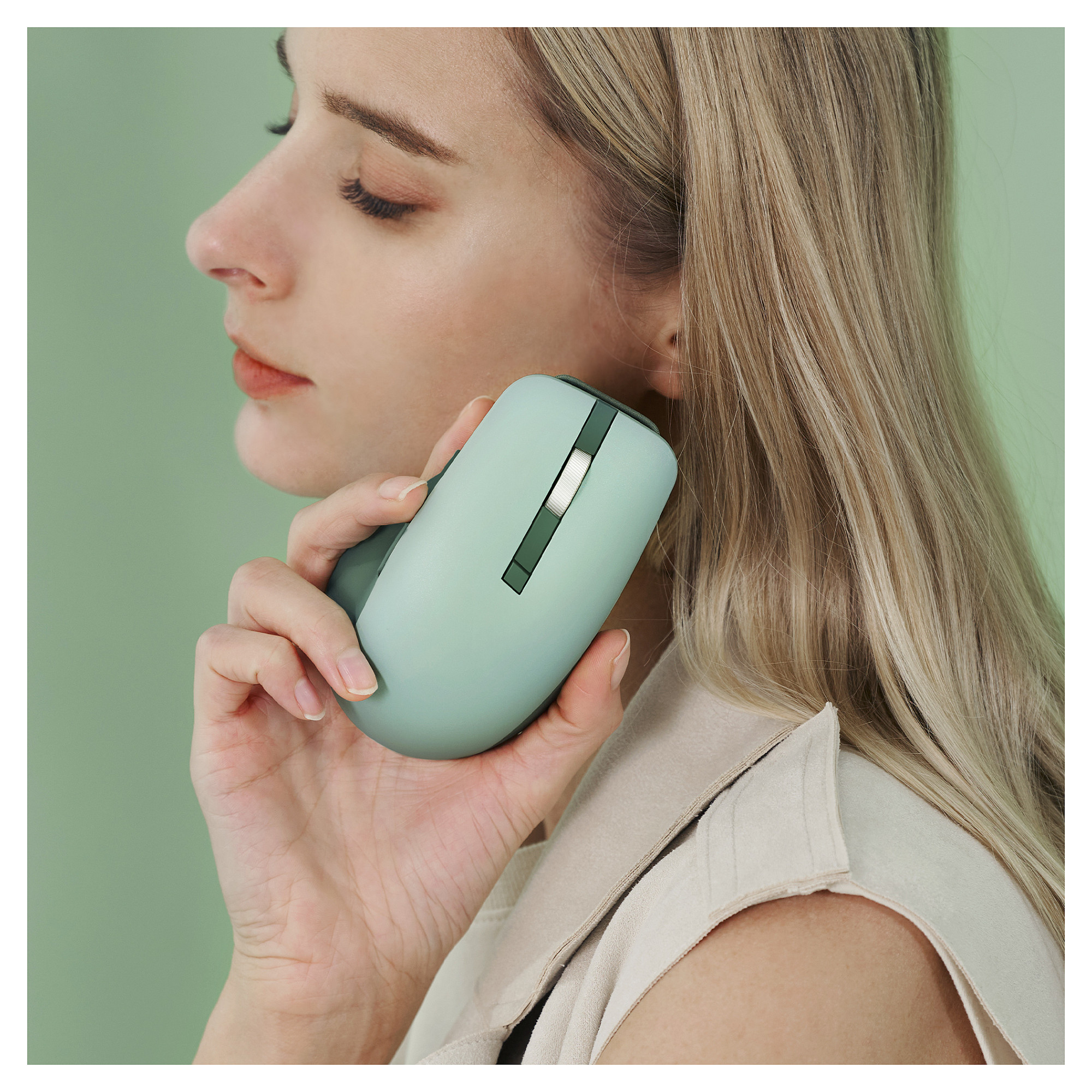 Bežični miš ASUS Marshmallow Mouse MD200 Quiet Green (Bluetooth & 2.4GHz, 4000 DPI, tihe tipke)-13
