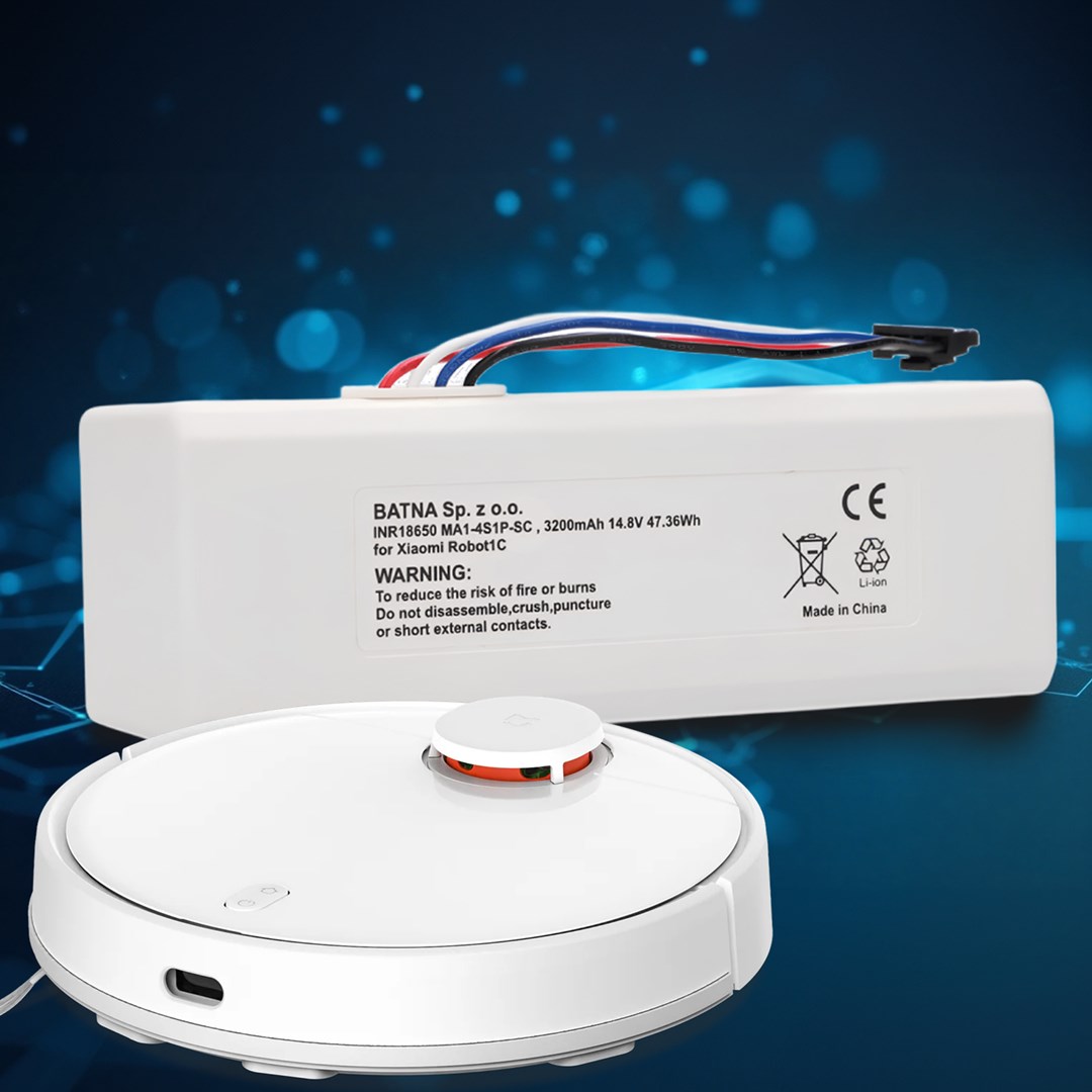 Baterija za XIAOMI Robot 1C P1904-4S1P-MM, 3200mAh, 47.36Wh, STYTJ01ZHM Mijia 1C P1904-4S1P-MM (Dreame MC1808)-5