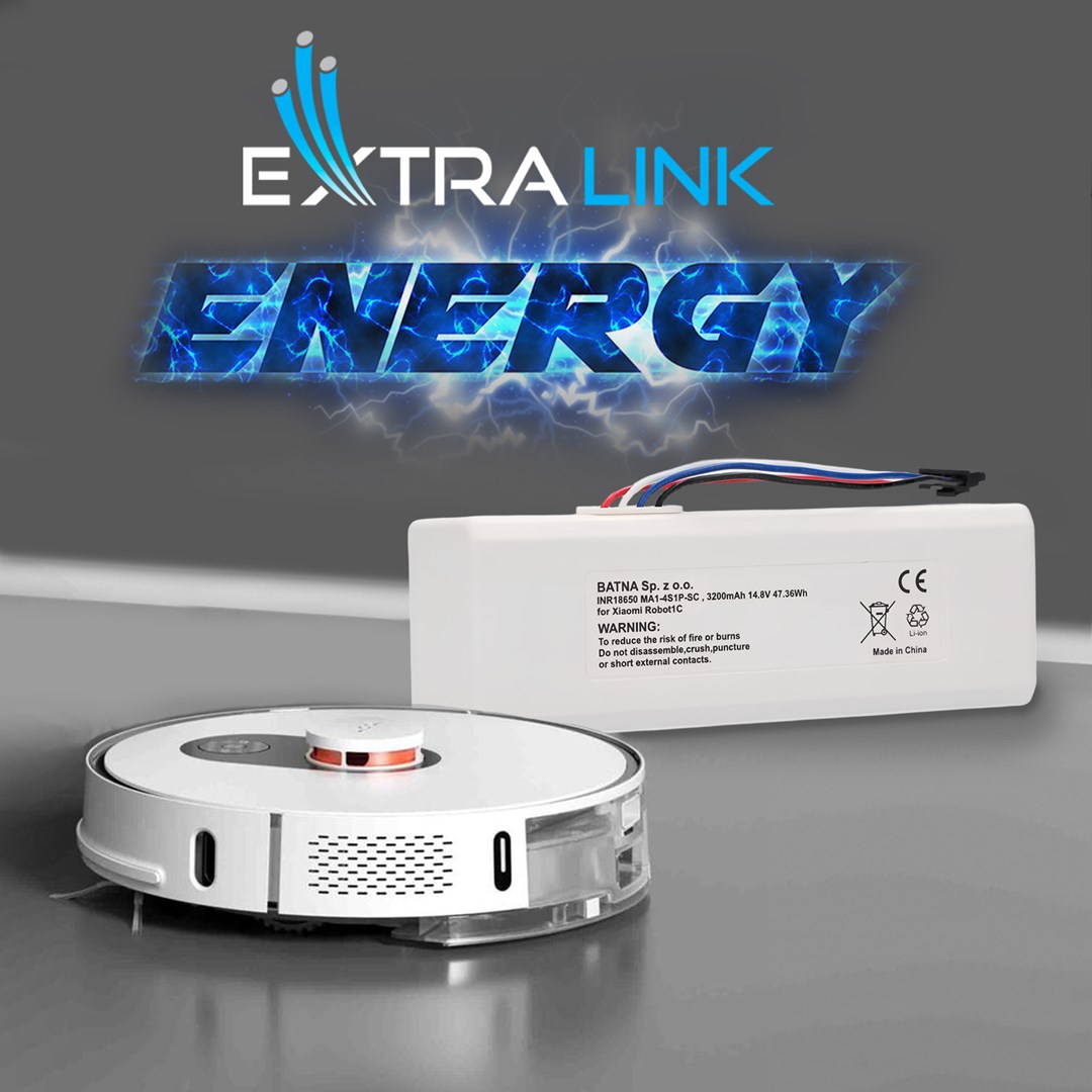 Baterija za XIAOMI Robot 1C P1904-4S1P-MM, 3200mAh, 47.36Wh, STYTJ01ZHM Mijia 1C P1904-4S1P-MM (Dreame MC1808)-4