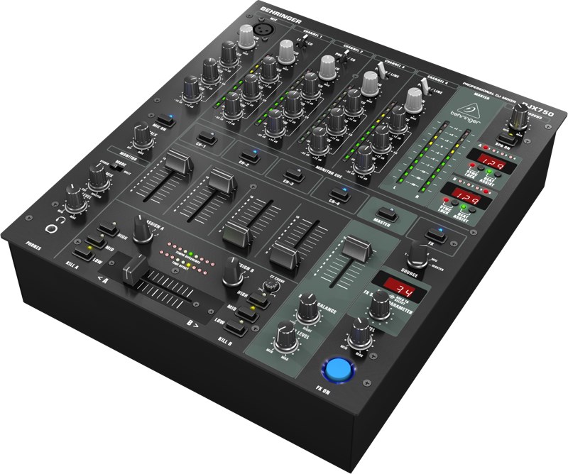 Behringer DJX750 audio mixer 5 channels 10 - 55000 Hz-1
