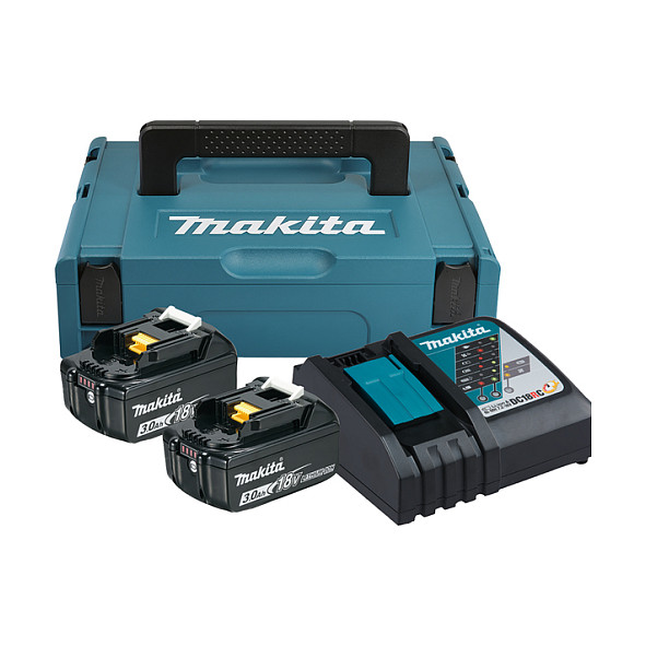 MAKITA Power Source Kit 18V LXT (2x 3.0Ah baterija BL1830B + brzi punjač DC18RC) u MAKPAC koferu-0