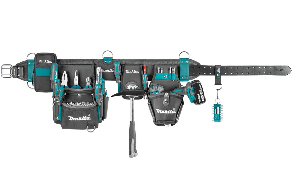 MAKITA E-15235 torbica za alat (2 džepa, držač za čekić, poliester/koža)-1
