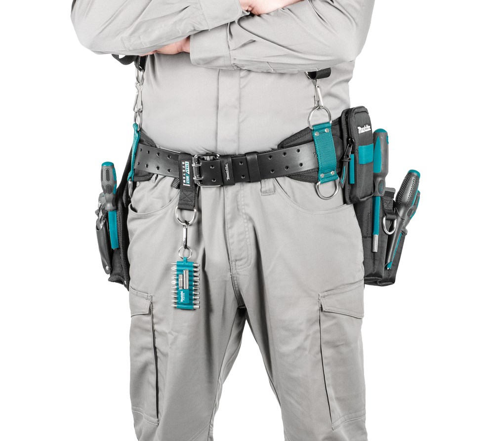 MAKITA E-15235 torbica za alat (2 džepa, držač za čekić, poliester/koža)-2