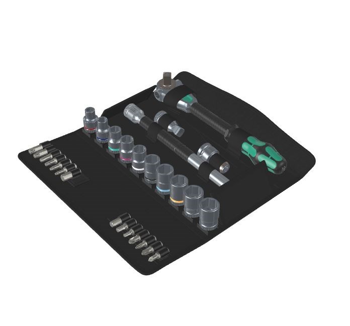 Set nasadnih ključeva WERA 8100 SC 9 Zyklop Metal (3/8", 28-dijelni)-5