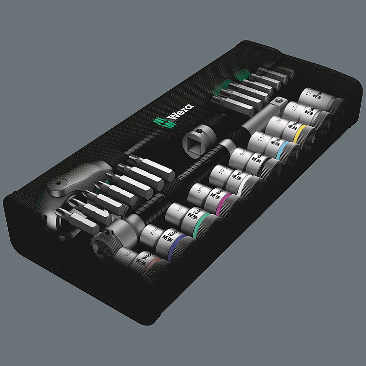 Set nasadnih ključeva WERA 8100 SC 9 Zyklop Metal (3/8", 28-dijelni)-4