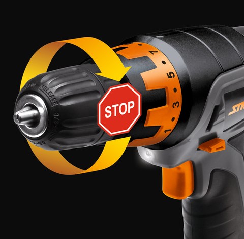 STHOR DRILL DRIVER 10,8V 1 x 1,3Ah Li-Ion 1 GEAR, 700 rpm, 10mm 78981-3
