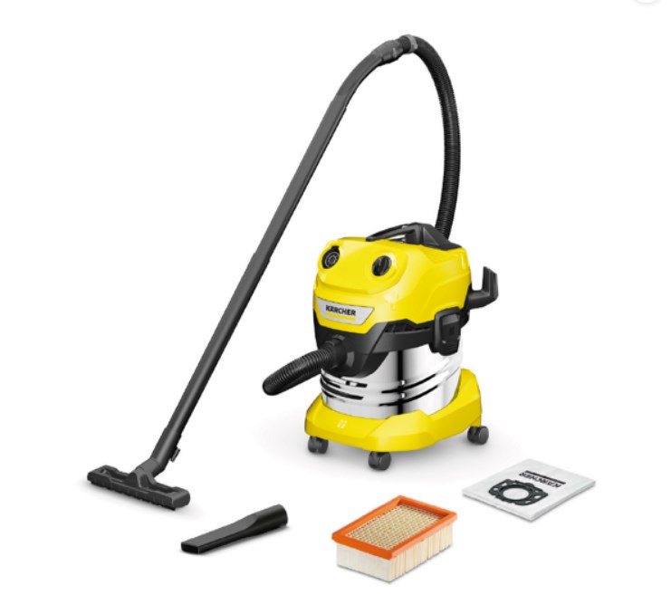 Usisavač KARCHER WD 4 S V-20/5/22 (suho i mokro usisavanje, 1000 W, bez vrećice, kapacitet 20 L)-0