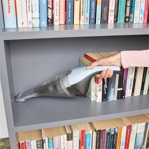Black & Decker NVC215W handheld vacuum Blue, Grey Bagless-14