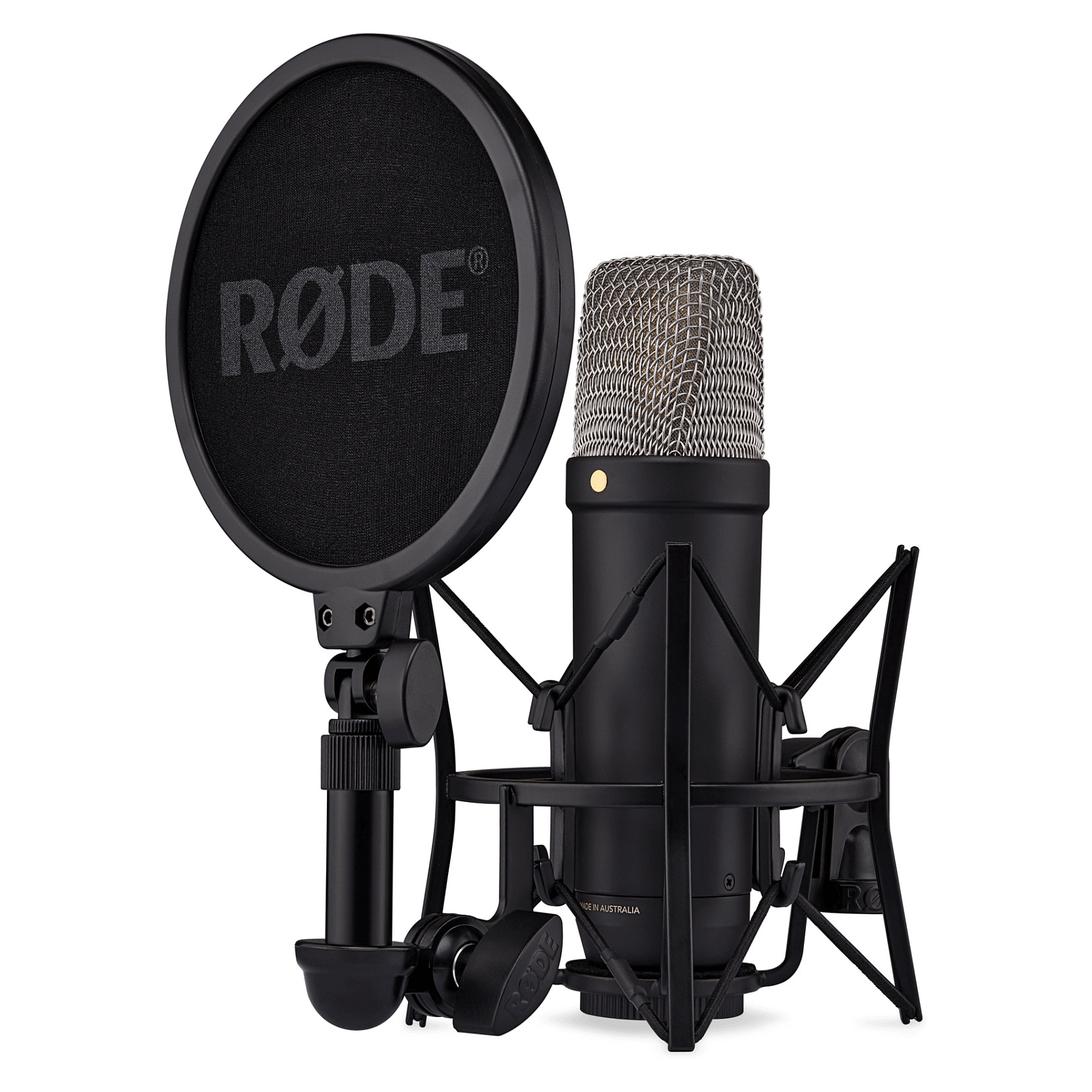 Studijski kondenzatorski mikrofon RODE NT1 5th Generation Black (XLR/USB-C, 32-bit float, kardioidni)-0