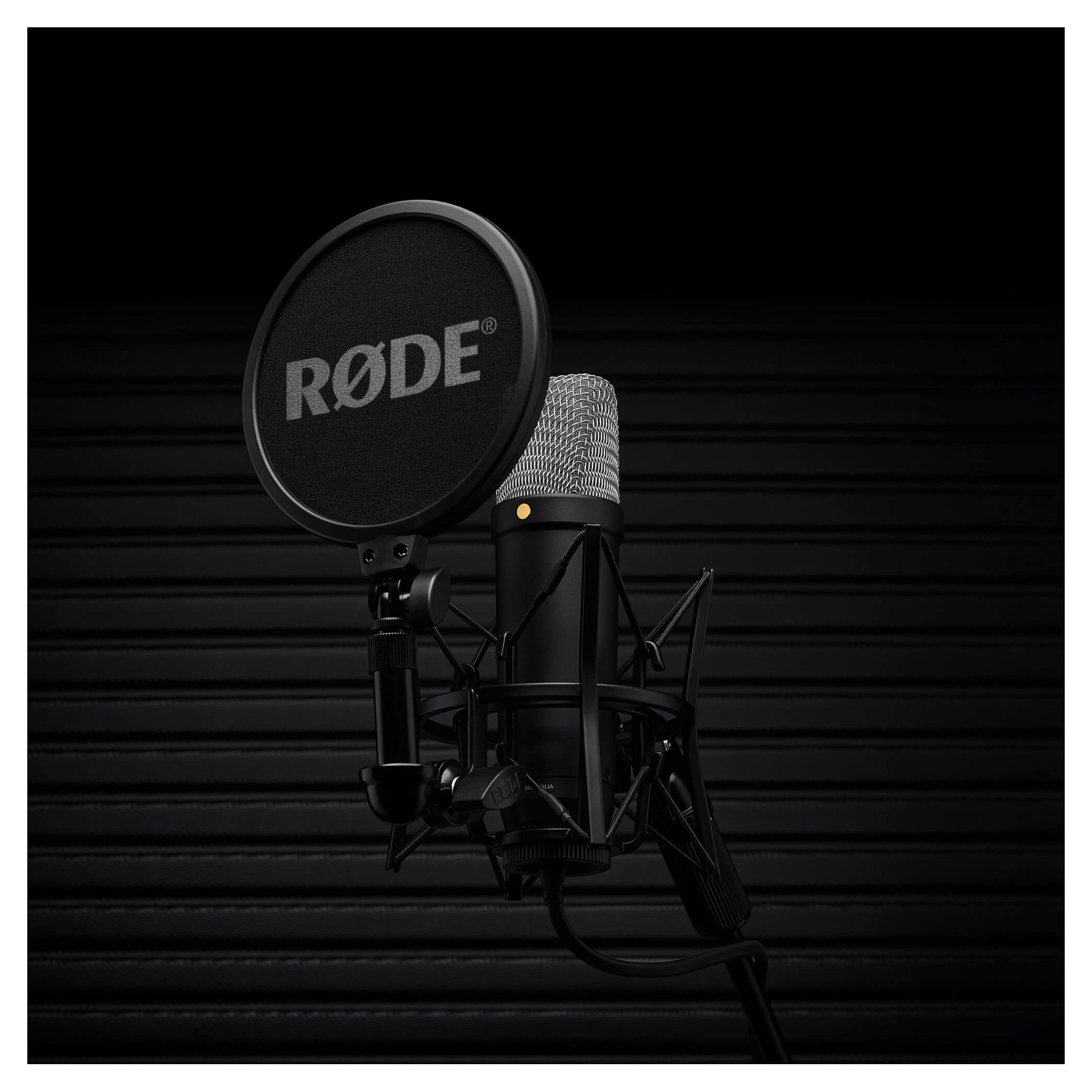 Studijski kondenzatorski mikrofon RODE NT1 5th Generation Black (XLR/USB-C, 32-bit float, kardioidni)-3