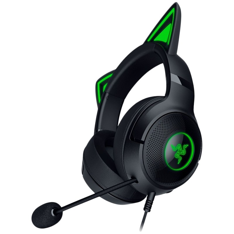 Headset RAZER Razer Kraken Kitty V2 (32 ?, 20 - 20000 Hz, TriForce, 92.5 dB, circumaural, žične)-1