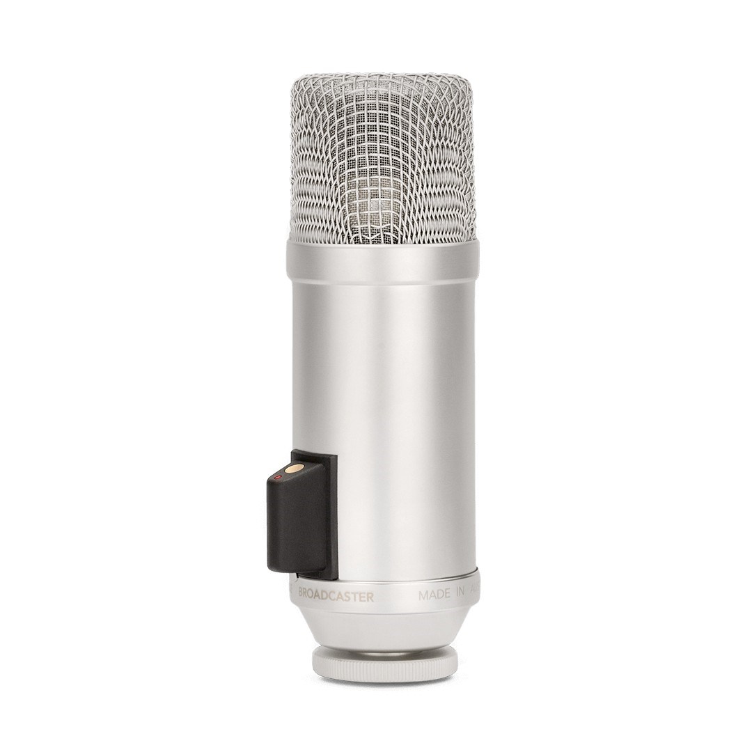 Kondenzatorski mikrofon RODE Broadcaster (XLR, interni pop filter, broadcast kvaliteta)-2