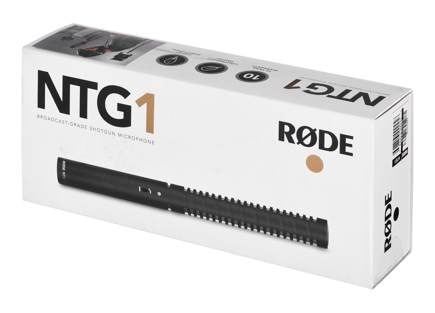 Shotgun mikrofon RODE NTG1 (Superkardioidni, XLR, 48V fantomsko napajanje)-3