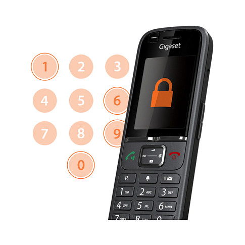 DECT telefon GIGASET S700H PRO Caller ID antracit-4