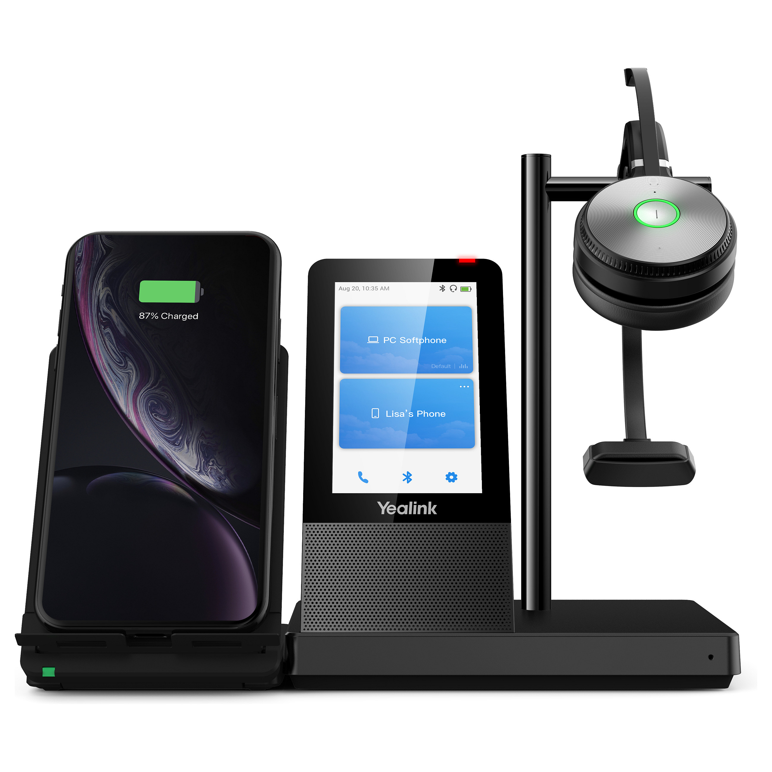 Bežične slušalice YEALINK WH66 Mono UC (DECT, Bluetooth, do 13h baterije, domet 160m)-3