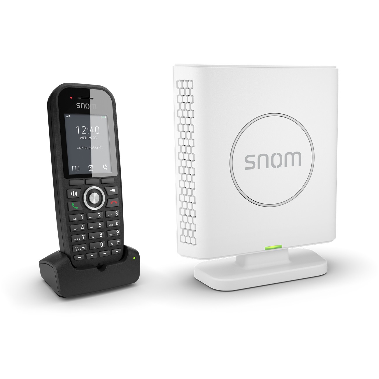 DECT TELEFON Snom DECT Bundle m430 (bežični, maksimalni domet 50 m, maksimalni vanjski domet 300 m, kapacitet telefonskog imenika 100 unosa)-0