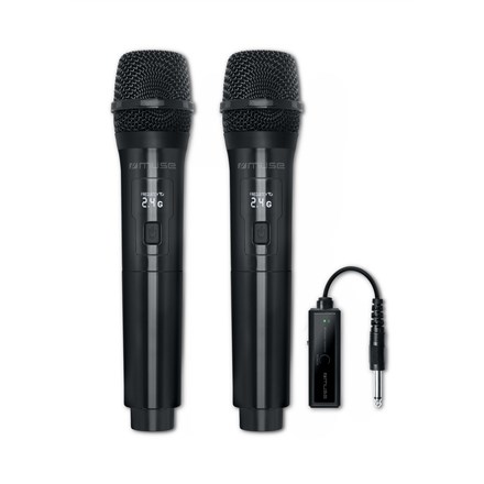 Muse | Pack 2 Wireless Microphones | MC-50 WI | Black-0
