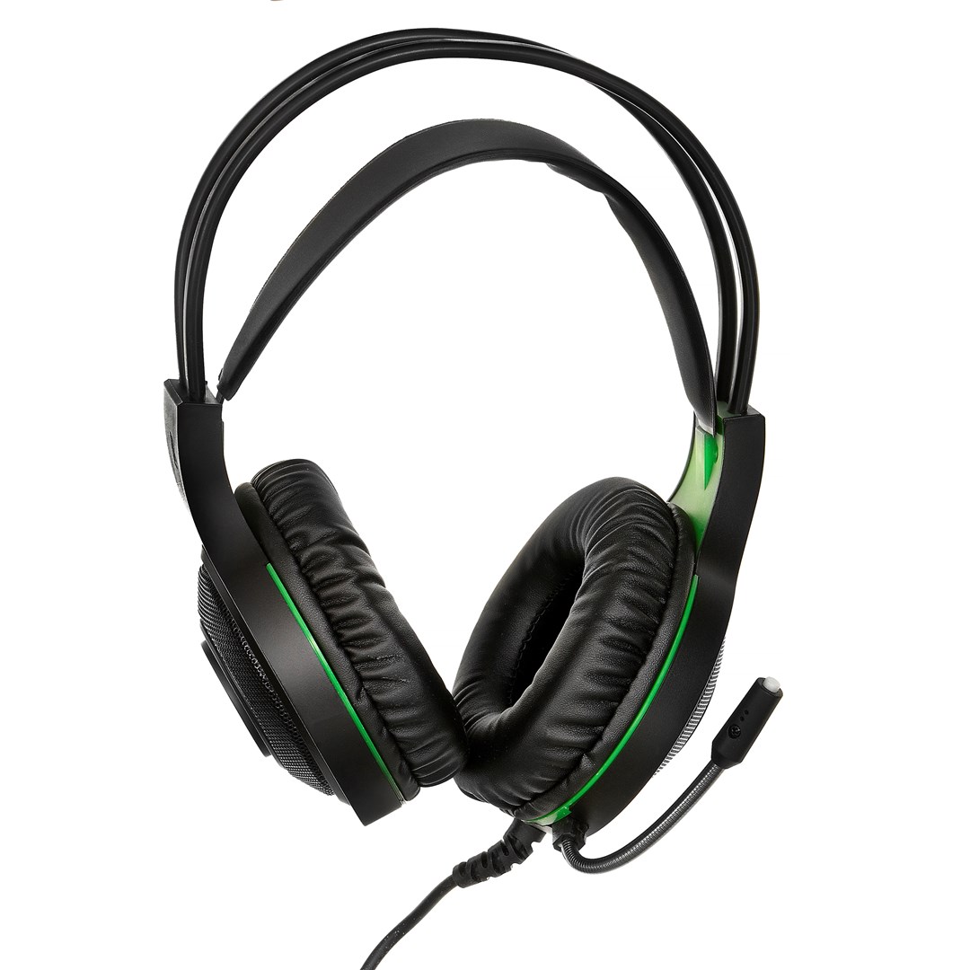 Esperanza EGH430 Headphones with microphone Headband Black, Green-4