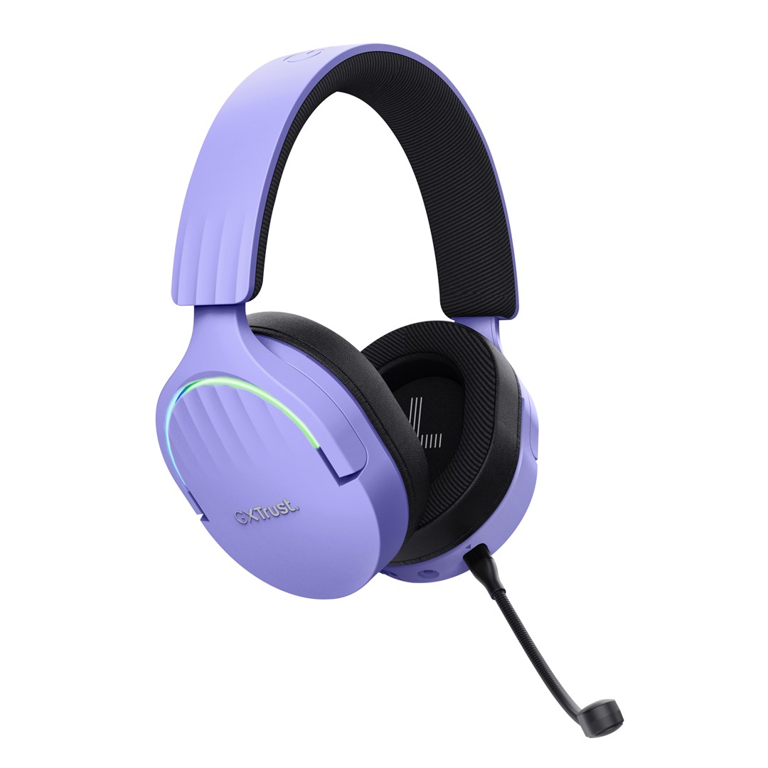 Headset TRUST GXT 491P FAYZO Wired & bežični Gaming USB Type-A Bluetooth Crna, Ljubičasta-2