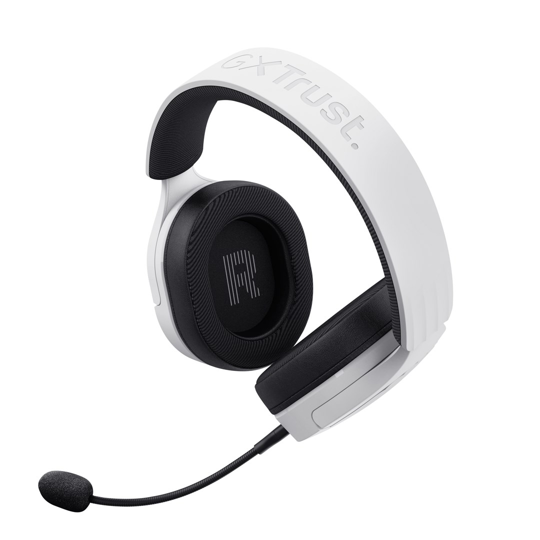Slušalice TRUST GXT 491W FAYZO Wired & bežični Gaming USB Type-C Bluetooth Crna, Bijela-4