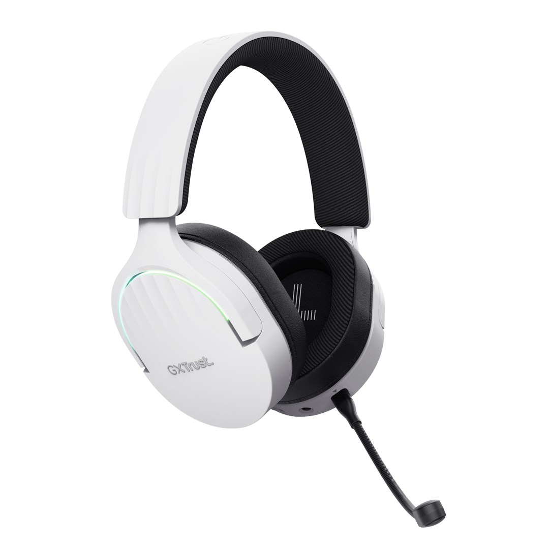 Slušalice TRUST GXT 491W FAYZO Wired & bežični Gaming USB Type-C Bluetooth Crna, Bijela-2