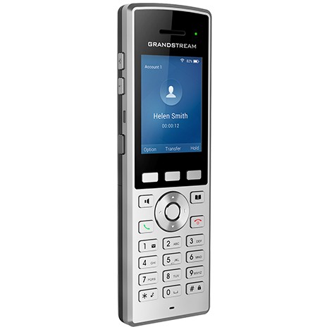IP telefon GRANDSTREAM WP822 (Wi-Fi, 2 linije, LCD, crna/srebrna boja)-1