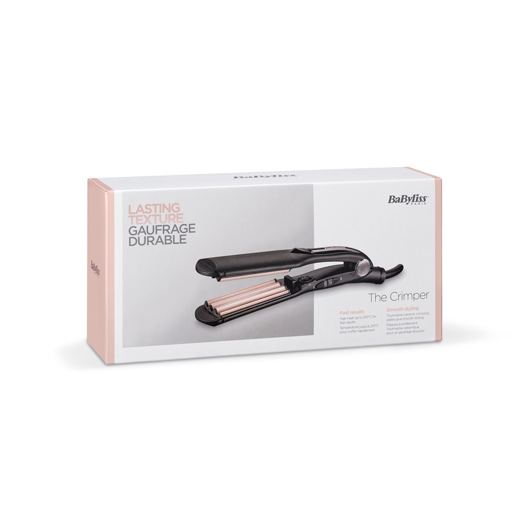 Uvijač za kosu BABYLISS The Crimper 1.8 m crna, roza-3