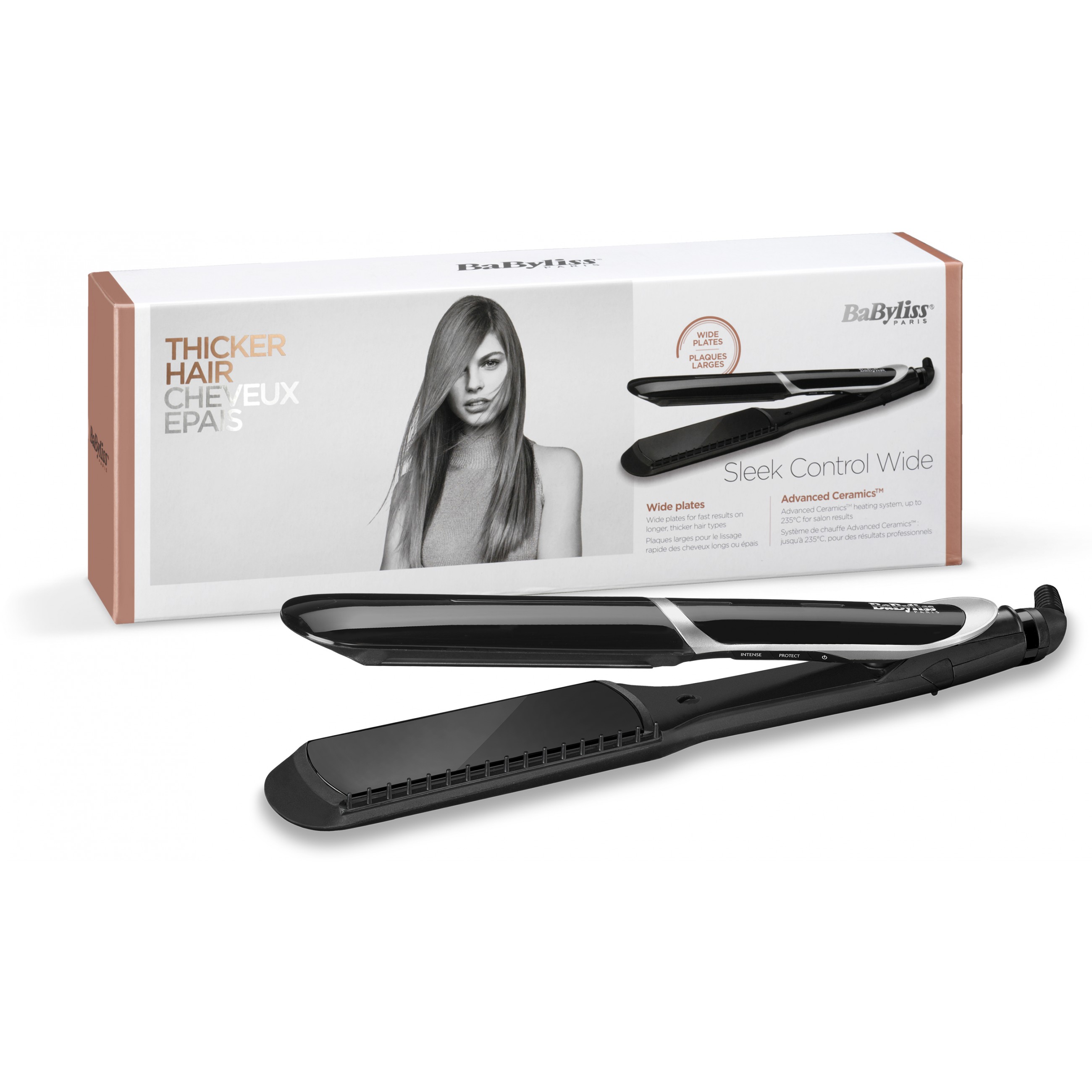 Pegla za kosu BABYLISS Sleek Control Wide Straightening iron-6