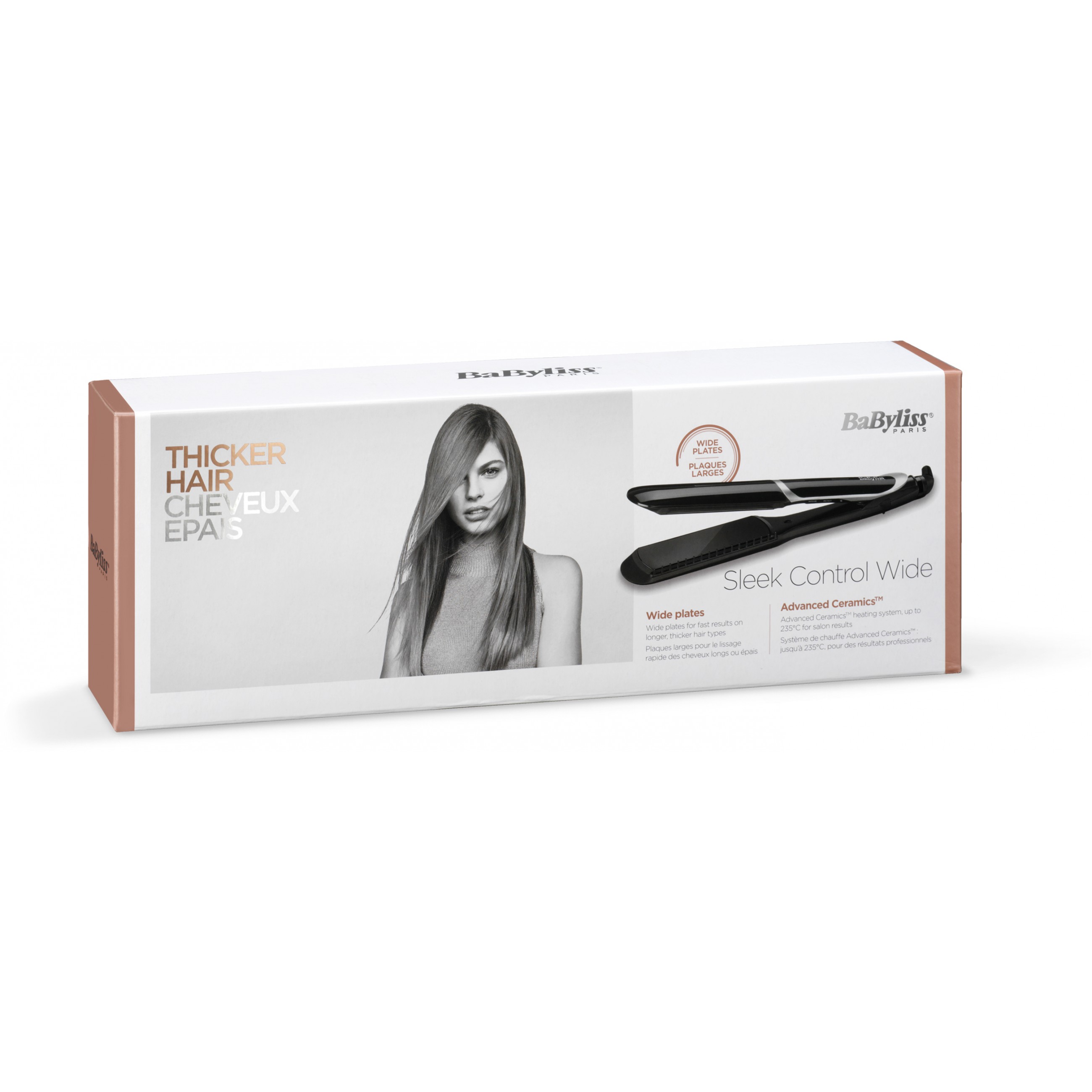 Pegla za kosu BABYLISS Sleek Control Wide Straightening iron-7