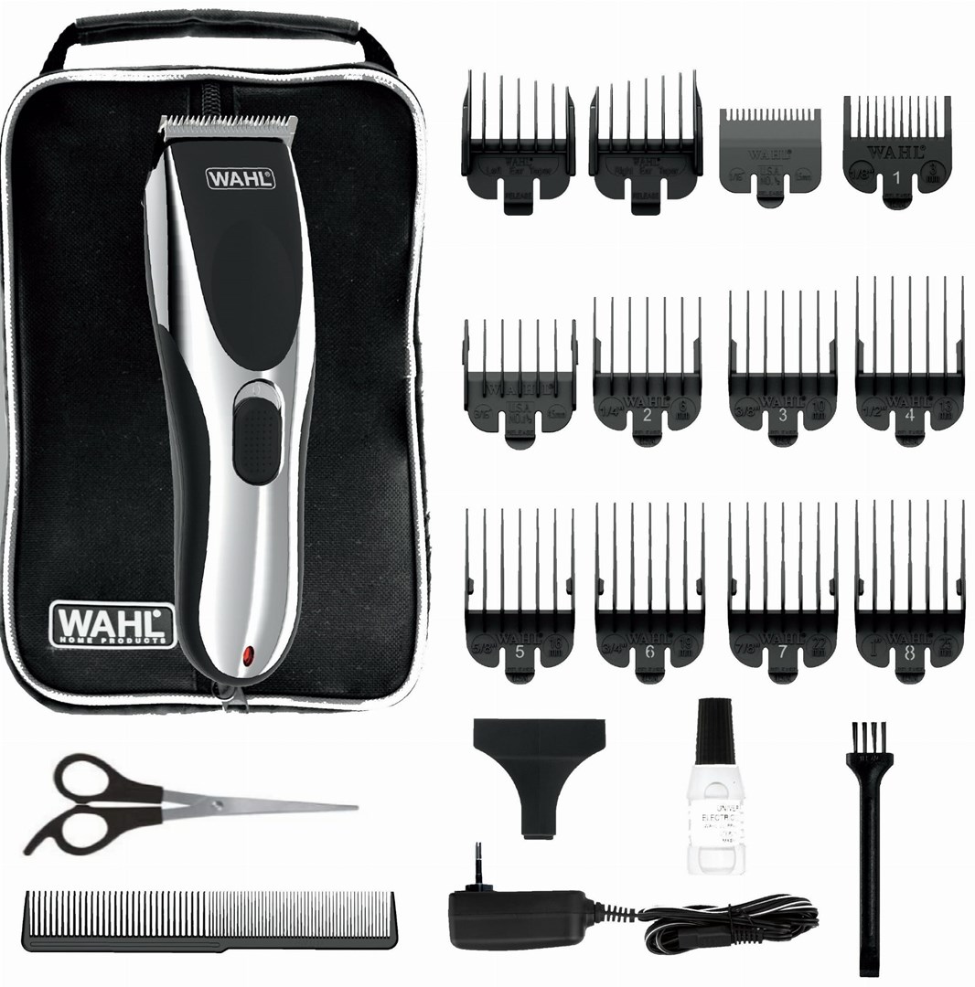 Maszynka do strzyżenia WAHL Chrome Pro 09649-1316 (srebrna boja, 12 koraka dužine, minimalna dužina kose 1.5 mm, maksimalna dužina kose 2.5 cm)-1