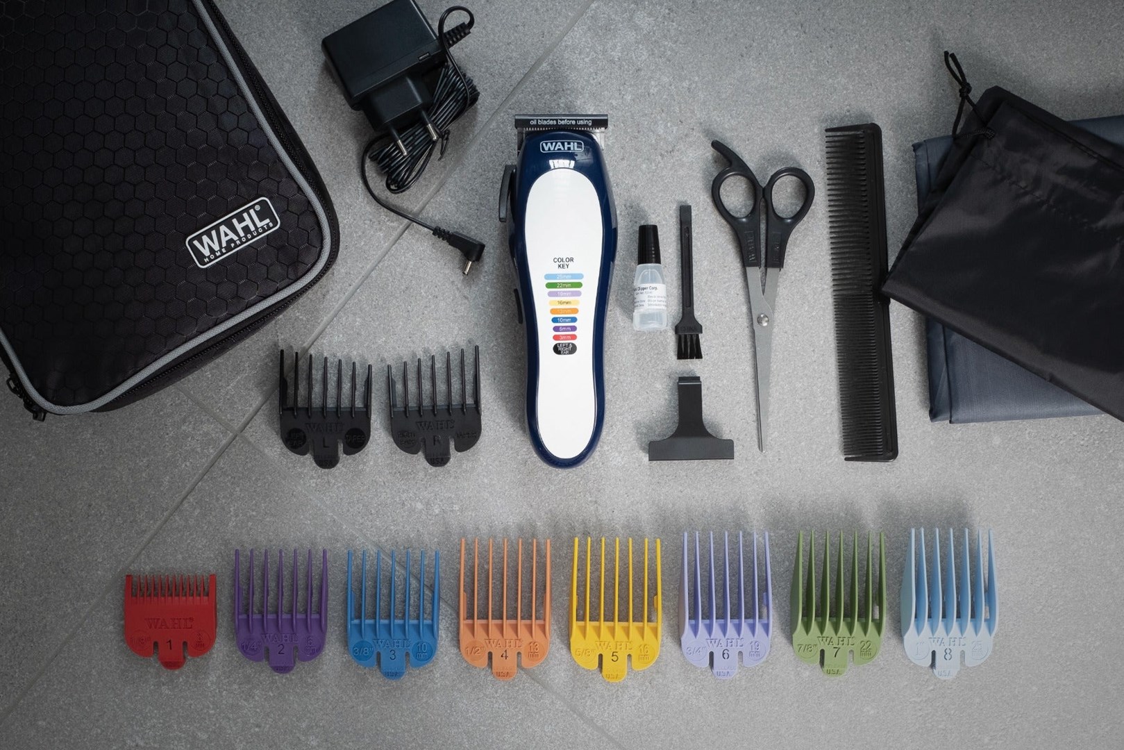 Set za šišanje WAHL ColorPro (plavo-bijeli)-5