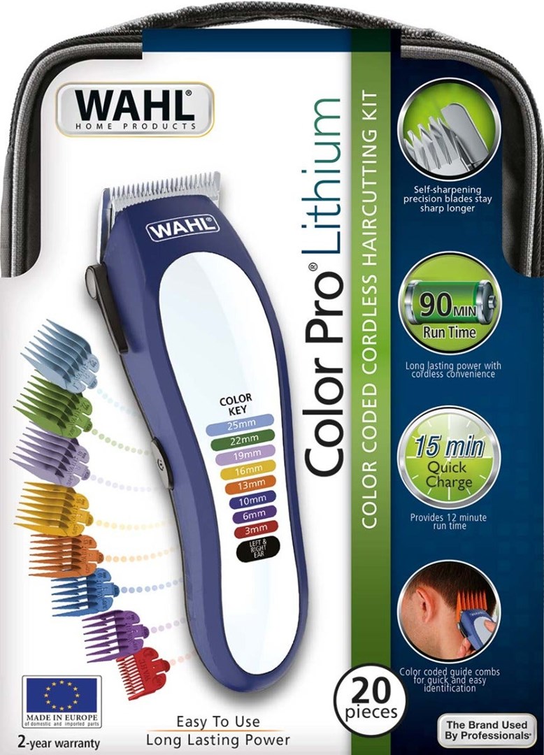 Set za šišanje WAHL ColorPro (plavo-bijeli)-7