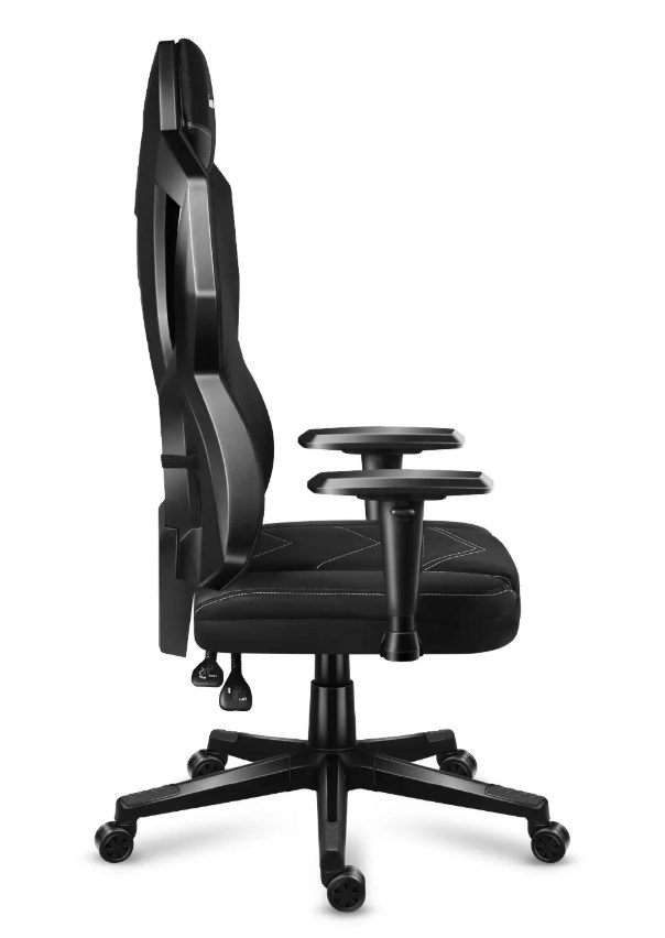 Gaming stolica HUZARO Combat 6.2 Black RGB (maksimalna visina 133 cm, nagib 90 - 120°, PU HD koža, nosivost do 150 kg)-5
