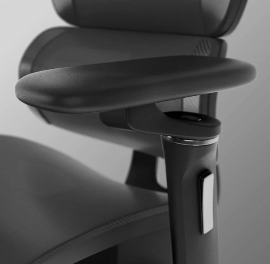 Gaming stolica HUZARO Combat 7.9 Black (visina sjedala 49-59 cm, visina naslona 88-94 cm, maksimalna težina korisnika 150 kg, mrežasti naslon, plinski lift)-10