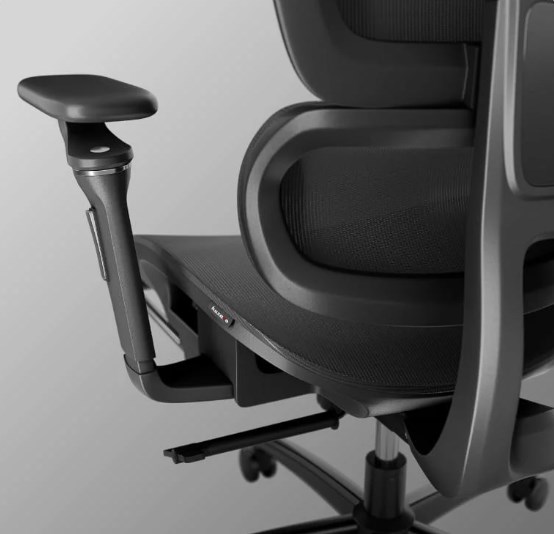 Gaming stolica HUZARO Combat 7.9 Black (visina sjedala 49-59 cm, visina naslona 88-94 cm, maksimalna težina korisnika 150 kg, mrežasti naslon, plinski lift)-13