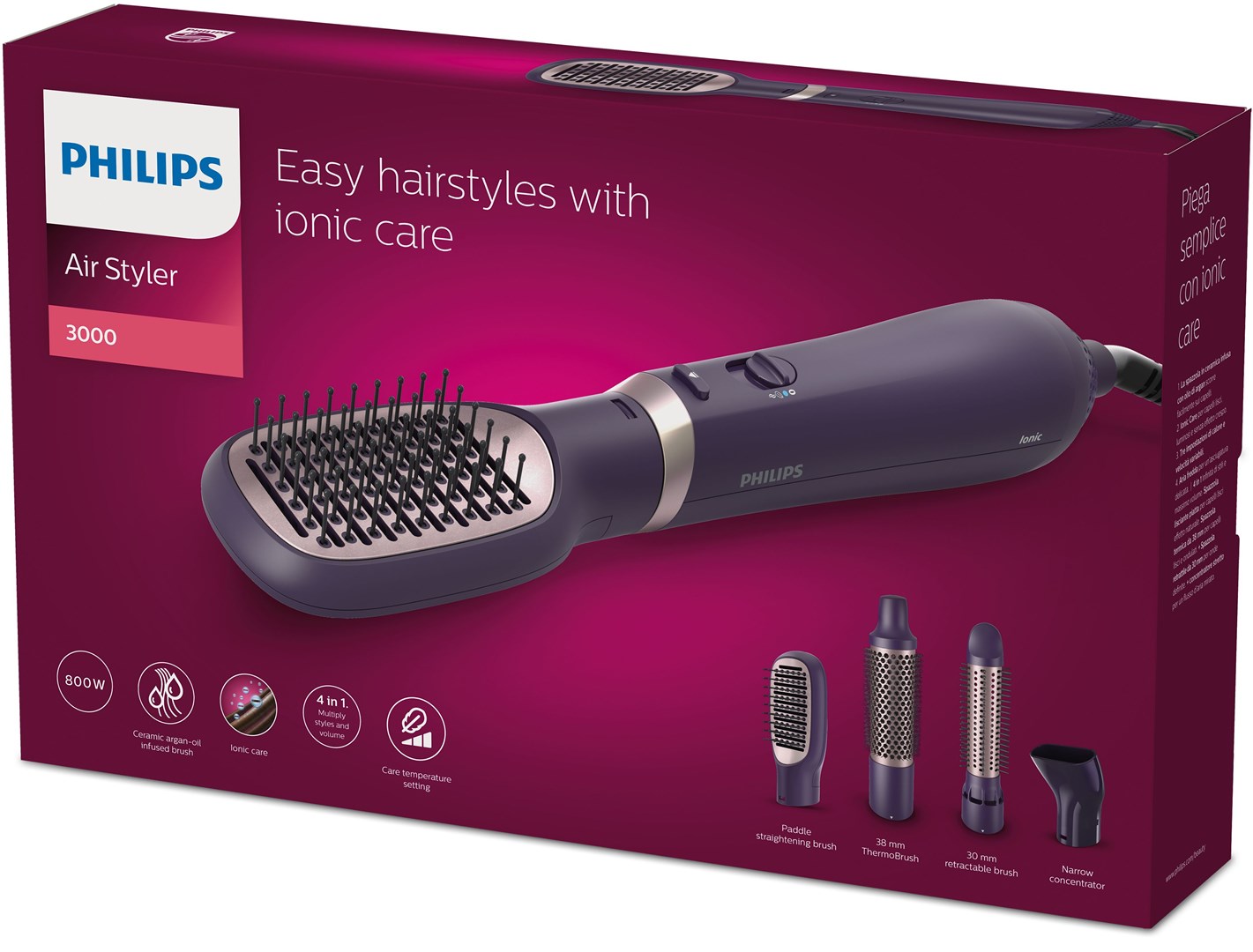 Uređaj za oblikovanje kose PHILIPS Air Styler 3000 BHA313/00, 800W-2