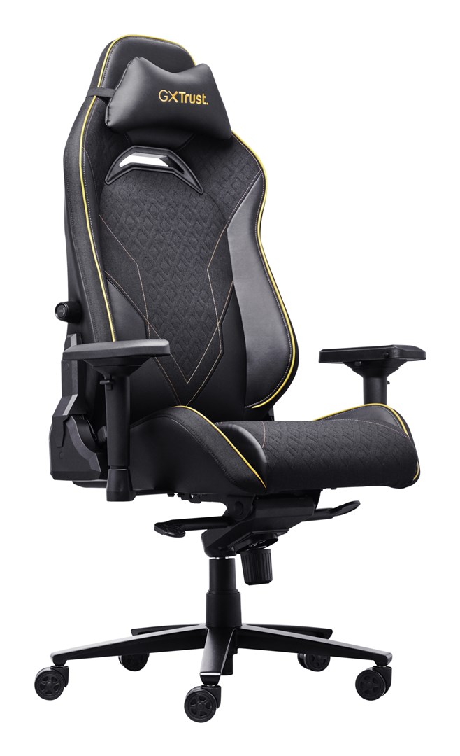 Gaming stolica TRUST GXT 721 RUYA PRO (universal, crna, 150 kg, 195 cm)