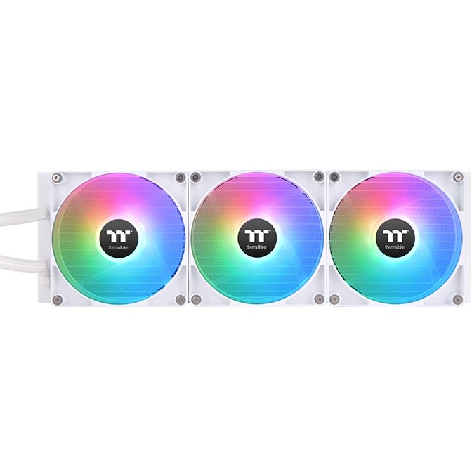 Hladnjak → THERMALTAKE → TH420 V2 Ultra ARGB Sync All-In-One Liquid Cooler Snow Edition (3 ventilatora, bijela boja)-2