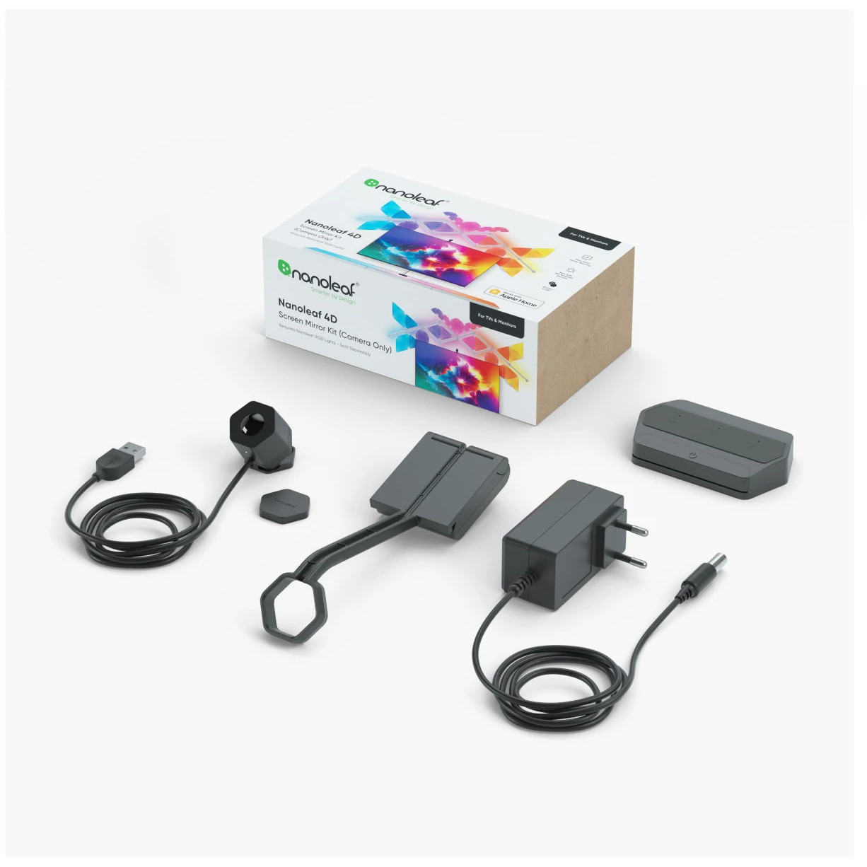 AMBIENT LIGHTING KIT NANOLEAF NF082K02-1CK (dimenzije 93.3 x 57.1 x 17 mm, vanjski adapter, izlazna struja 2 A, AC napon 12 V)