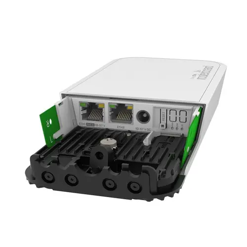 Pristupna točka MIKROTIK RBwAPGR-5HacD2HnD (operativna temperatura -30 - 60 °C, procesor 716 MHz, 128 MB RAM, 16 MB flash, 2 RJ-45 porta, PoE)-1