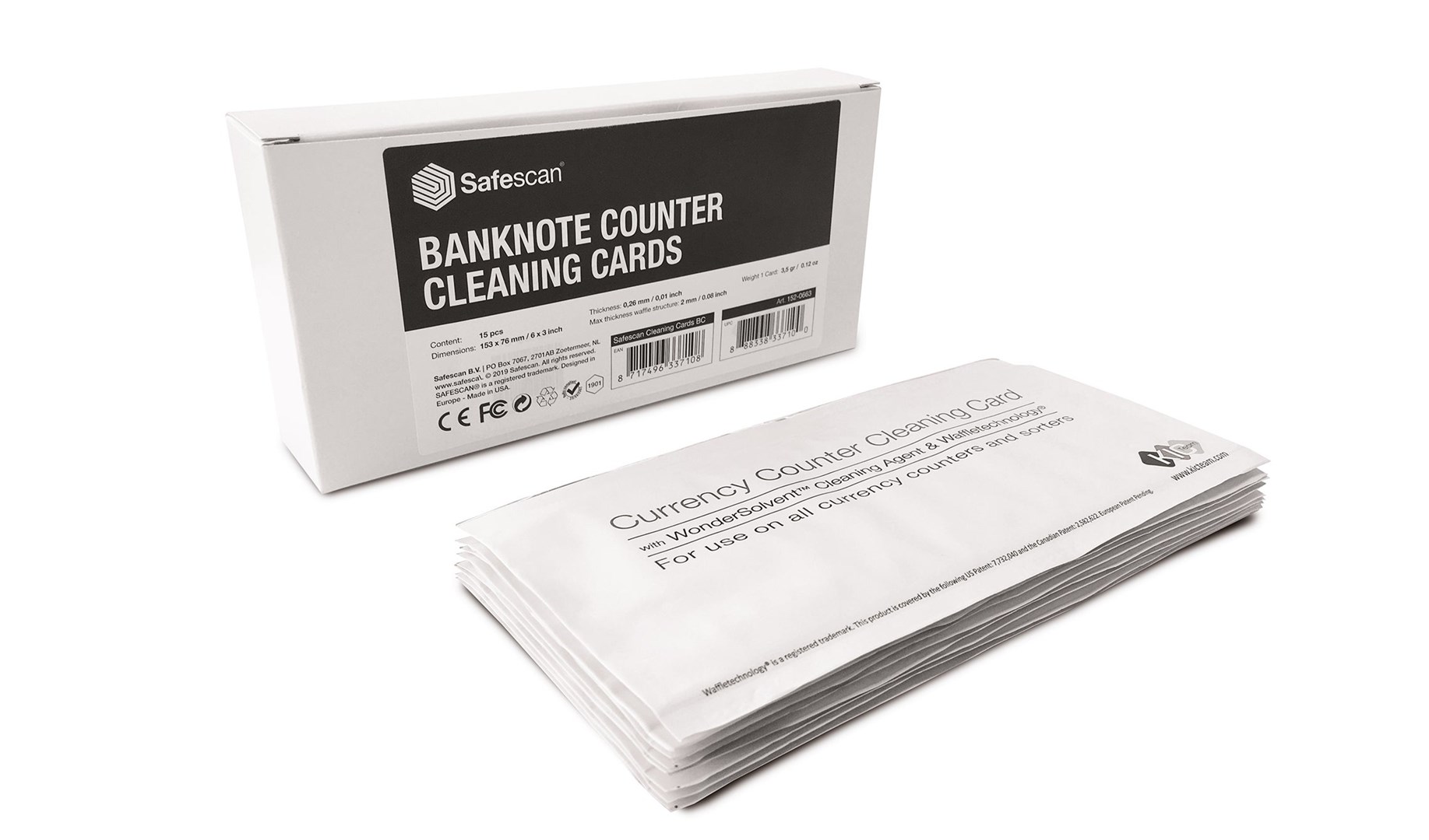 Safescan - cleaning cards for counters