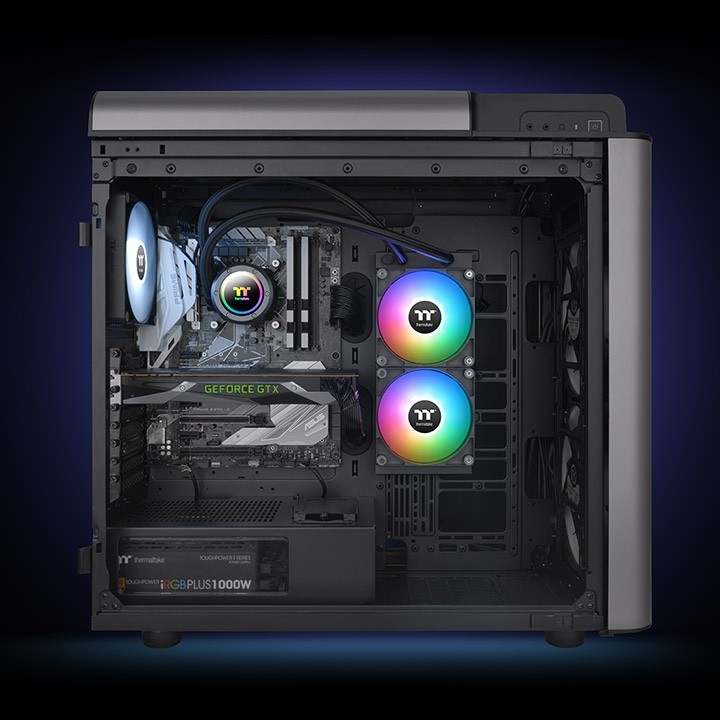 All-in-One LCS THERMALTAKE TH240 ARGB Sync V2 (2 ventilatora, 120 mm, crna boja)-5