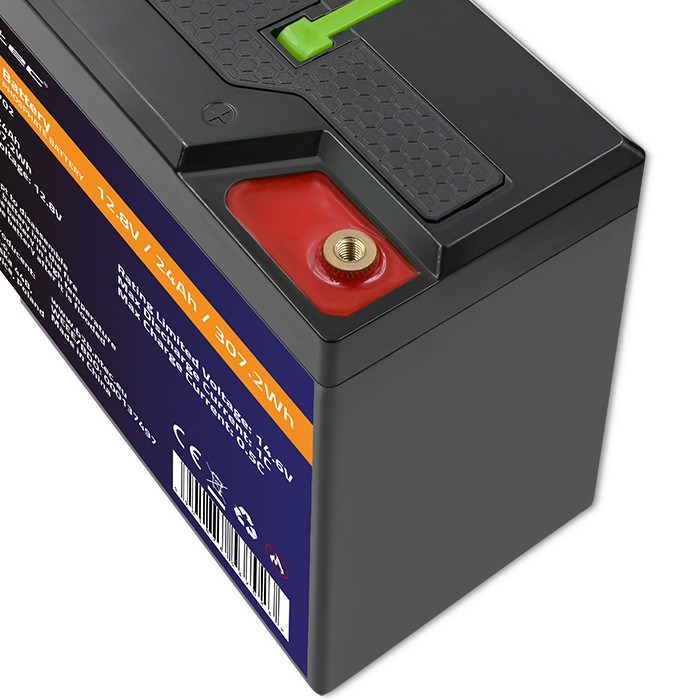 LiFePO4 baterija QOLTEC 12.8V 24Ah (307.2Wh) s BMS-om-1