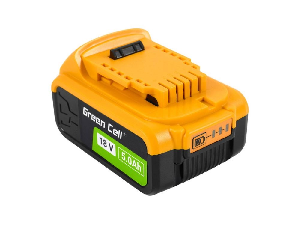 Baterija za aku alat GREEN CELL PTDW18V5 (18V, 5.0Ah, za DeWalt XR)-14