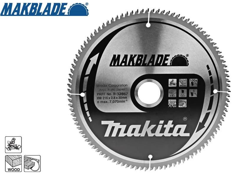 List kružne pile MAKITA Makblade B-08735 (216x30mm, 100 zuba)